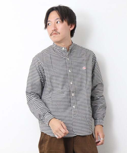 DANTON（ダントン）の「【DANTON/ダントン】BAND COLLAR SHIRT LS 25SS（シャツ/ブラウス・メンズ・ブラック系その他/ブルー系その他・40/42/38）」の9枚目の写真