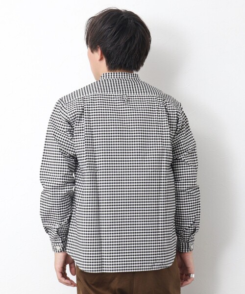 DANTON（ダントン）の「【DANTON/ダントン】BAND COLLAR SHIRT LS 25SS（シャツ/ブラウス・メンズ・ブラック系その他/ブルー系その他・40/42/38）」の10枚目の写真