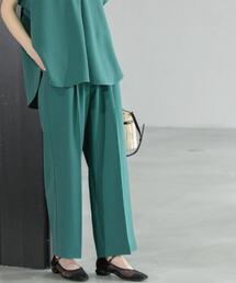 OPAQUE.CLIP | 《6色展開/丈が選べる》美脚イージーワイドパンツ/セットアップ対応【ストレッチ/洗濯機洗い可/防シワ】(その他パンツ)