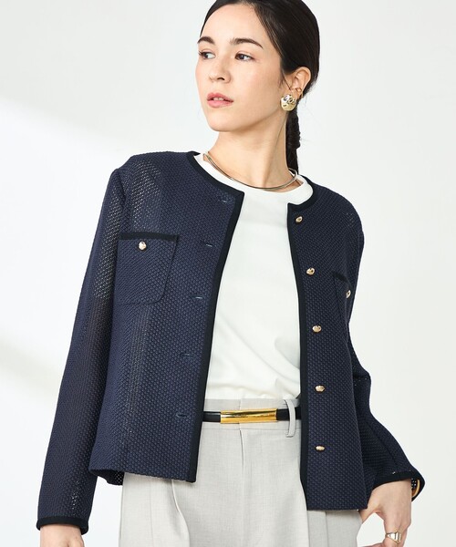 NOLLEY'S Sophi（ノーリーズソフィ）の「ウォッシャブルラッセルカーデ