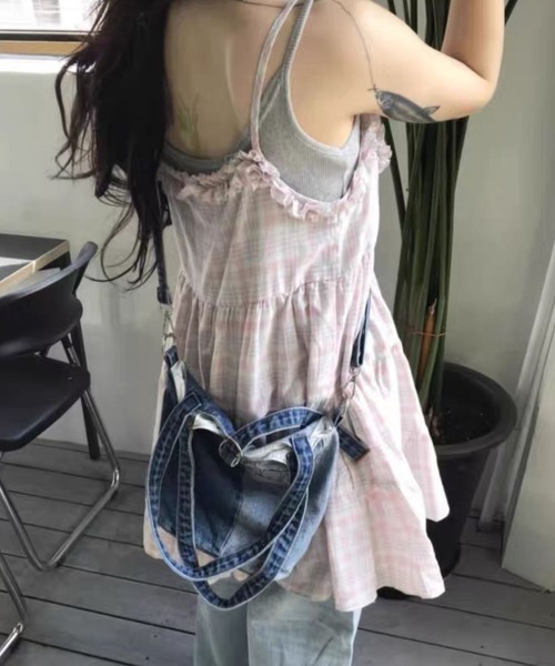almo(アルモ)の「OP チェックティアードミニワンピース(se)(ワンピース・レディース・イエロー/ピンク・FREE)」の9枚目の写真