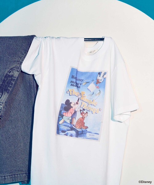 セール】【DISNEY】 ムービーポスターフロントプリントTシャツ