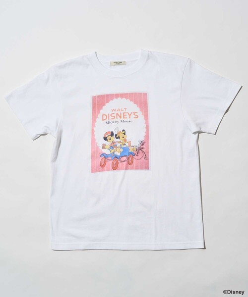 tシャツ 「DISNEY」 ムービーポスターフロントプリントTシャツ/ディズニー /ポスターTシャツ レディース セール】【DISNEY】 ムービーポスターフロントプリントTシャツ