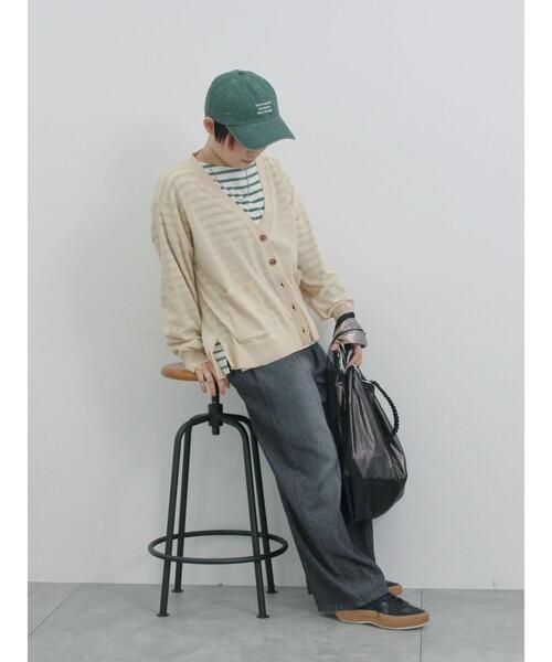 Samansa Mos2 blue(サマンサモスモスブルー)の「マルチスタイルVネックカーディガン(カーディガン/ボレロ・レディース・シルバーグレー/ブルー/チャコールグレー/ライトベージュ/イエロー/オレンジ/グレー・M/L)」の16枚目の写真