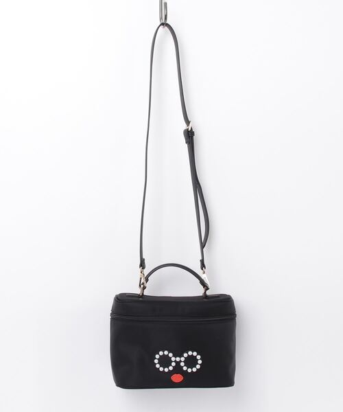 a-jolie（アジョリー）の「【a-jolie/アジョリー】パールサングラスバニティバッグ（ハンドバッグ・レディース・グレー/ブラック・FREE）」の2枚目の写真