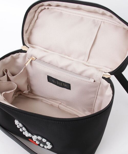 a-jolie（アジョリー）の「【a-jolie/アジョリー】パールサングラスバニティバッグ（ハンドバッグ・レディース・グレー/ブラック・FREE）」の4枚目の写真