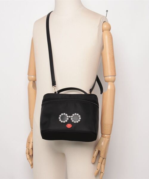 a-jolie（アジョリー）の「【a-jolie/アジョリー】パールサングラスバニティバッグ（ハンドバッグ・レディース・グレー/ブラック・FREE）」の3枚目の写真