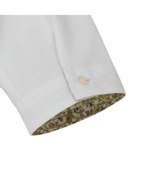 TOKYO SHIRTS（トウキョウシャツ）の「透け防止 形態安定ノーアイロン スキッパー 7分袖ビジネスワイシャツ（ビジネスシャツ・レディース・ホワイト・S/M/L/LL/XL/XS）」の4枚目の写真