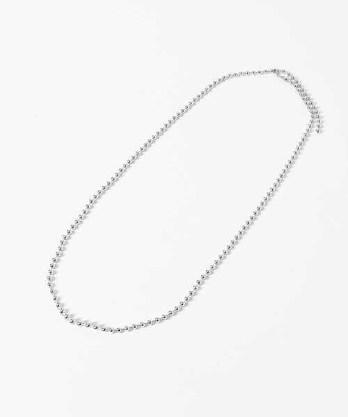 URBAN RESEARCH Sonny Label(アーバンリサーチサニーレーベル)の「ロングボールチェーンネックレス(ネックレス・レディース・ゴールド/シルバー・ONE)」の7枚目の写真