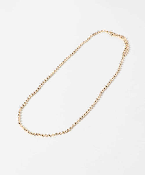 URBAN RESEARCH Sonny Label(アーバンリサーチサニーレーベル)の「ロングボールチェーンネックレス(ネックレス・レディース・ゴールド/シルバー・ONE)」の6枚目の写真