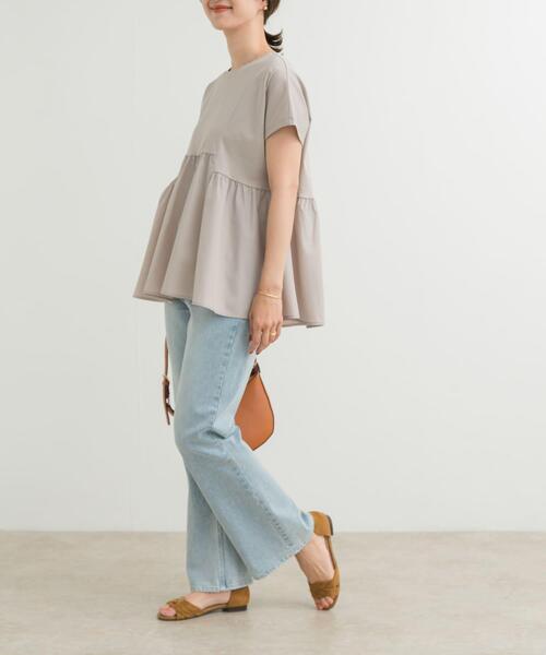 URBAN RESEARCH DOORS（アーバンリサーチドアーズ）の「ストレッチフレアデニムパンツ（デニムパンツ・レディース・インディゴブルー/ライトインディゴブルー・SMALL/MEDIUM）」の13枚目の写真