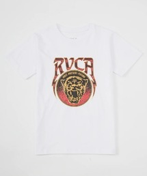 RVCA | RVCA キッズ RAWR SS Tシャツ 【2025年春夏モデル】/ルーカキッズフロントプリント半袖Tシャツ(Tシャツ/カットソー)