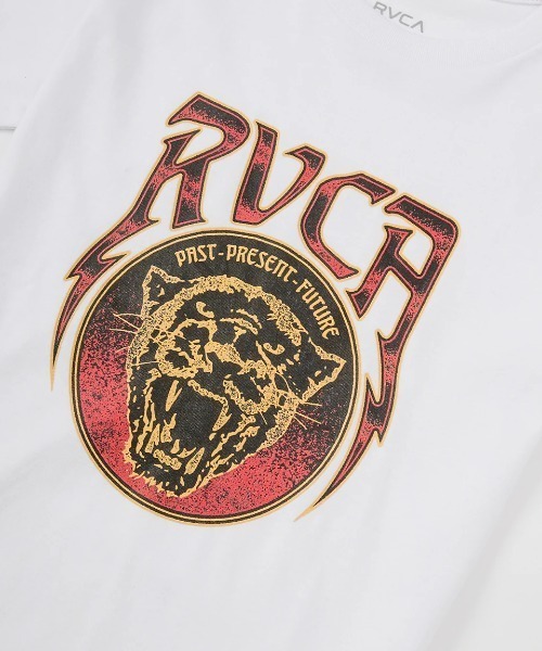 RVCA(ルーカ)の「RVCA キッズ RAWR SS Tシャツ 【2025年春夏モデル】/ルーカキッズフロントプリント半袖Tシャツ(Tシャツ/カットソー・キッズ・ブラック/ホワイト/グレー系その他/レッド系その他・160/150/140/130)」の6枚目の写真