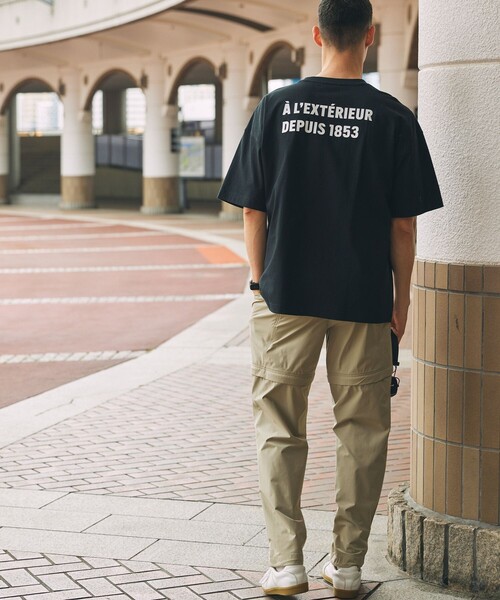 AIGLE（エーグル）の「【EC限定】AIGLE オーバーサイズバックプリントロゴ 半袖Tシャツ（Tシャツ/カットソー・メンズ・ホワイト/ブラック/ダークグリーン/グレー・XL/XS/XXS/S/M/L）」の21枚目の写真