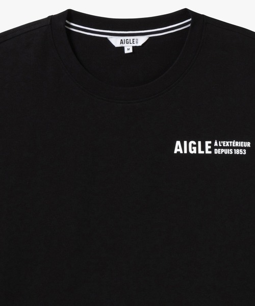 セール】【EC限定】AIGLE オーバーサイズバックプリントロゴ