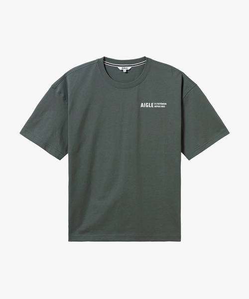 AIGLE / エーグル 【EC限定】AIGLE オーバーサイズバックプリントロゴ 半袖Tシャツ セール】【EC限定】AIGLE オーバーサイズバックプリントロゴ