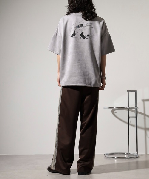 Growth by in the attic(グロウスバイインジアティック)の「Growth by in the attic スエード プリント/刺繍 半袖Tシャツ(Tシャツ/カットソー・メンズ・グレー系3/グレー系1/ホワイト系3/ブラック系1/ブラック系3/ホワイト系2/ホワイト系1/ブラック系2/グレー系2・M/L)」の21枚目の写真