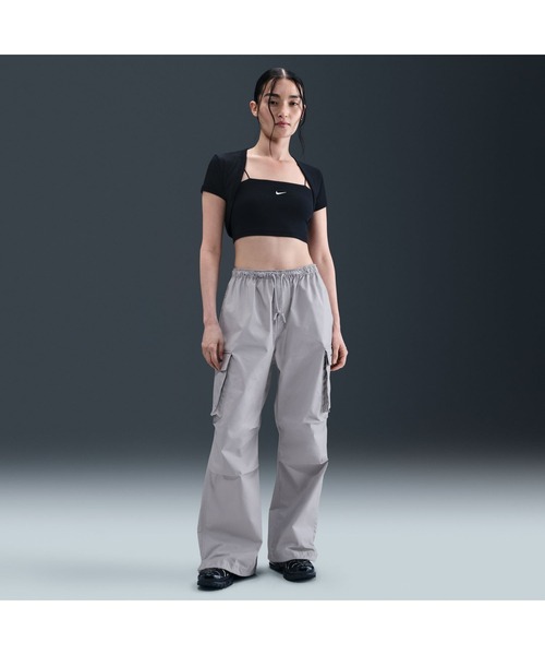 ★NIKE★W NSW MID RISE OVERSIZED CAMO カーゴパンツ★追跡可 Nike Sportswear Women's Mid-Rise Oversized Camo Cargo