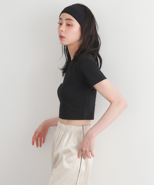 LIAN(リアン)の「シンプルミニT(Tシャツ/カットソー・レディース・ブラック/ブラウン/オフホワイト・FREE)」の12枚目の写真