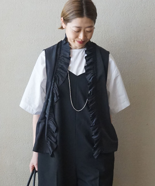journal standard luxe ヴィンテージローンフリルジレ JOURNAL STANDARD LUXE（ジャーナルスタンダード ラックス）の