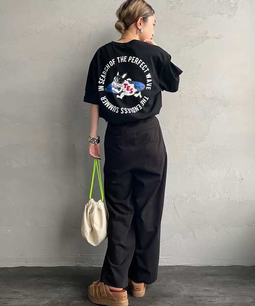 tシャツ 「THE ENDLESS SUMMER/エンドレスサマー」 別注 サークルBUHI バックプリントTシャツ レディース メンズ THE ENDLESS SUMMER/エンドレスサマー] 別注 サークルBUHI