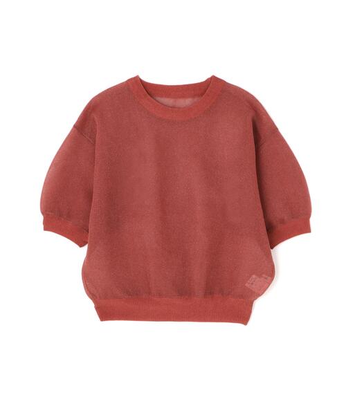NATURAL BEAUTY BASIC(ナチュラルビューティーベーシック)の「◇シアーフォルムニット(ニット/セーター・レディース・ダークオレンジ/オフホワイト/ブラック・FREE)」の22枚目の写真
