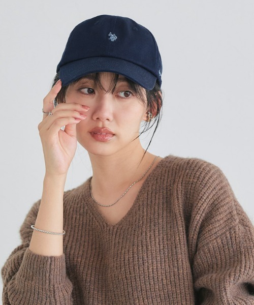 U.S. POLO ASSN.（ユーエスポロアッスン）の「【U.S.POLO ASSN.】ロゴキャップ（キャップ・レディース・ブラック/ベージュ/ネイビー・FREE）」の13枚目の写真