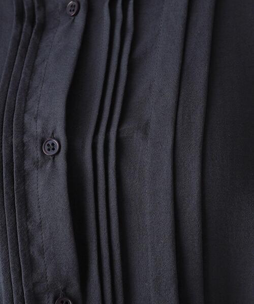 COUP DE CHANCE（クードシャンス）の「◆【洗える／シアー素材】タックデザインブラウス（シャツ/ブラウス・レディース・ネイビー/ホワイト/ベビーピンク・34/36/38/40）」の16枚目の写真