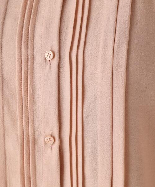 COUP DE CHANCE（クードシャンス）の「◆【洗える／シアー素材】タックデザインブラウス（シャツ/ブラウス・レディース・ネイビー/ホワイト/ベビーピンク・34/36/38/40）」の20枚目の写真