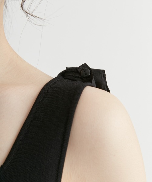 CELFORD(セルフォード)の「リボンショルダーペプラムニットプルオーバー(ニット/セーター・レディース・ブラック/ミント/モカ・FREE)」の14枚目の写真