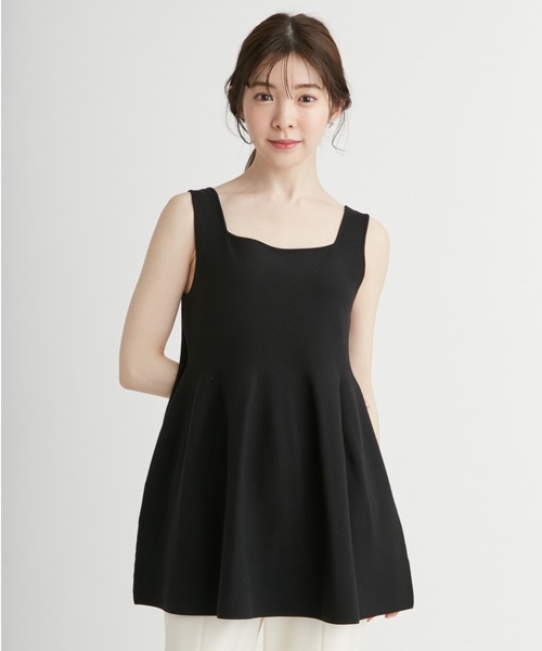 CELFORD(セルフォード)の「リボンショルダーペプラムニットプルオーバー(ニット/セーター・レディース・ブラック/ミント/モカ・FREE)」の15枚目の写真