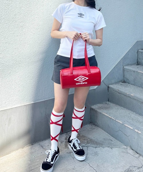 Casselini（キャセリーニ）の「[UMBRO × Casselini] ハートボストン（ボストンバッグ・レディース・シルバー/ブラウン/レッド/ブラック・FREE）」の16枚目の写真