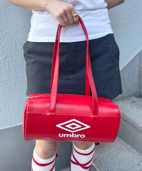 ［UMBRO x Casselini］ハートボストン　シルバー セール】[UMBRO × Casselini] ハートボストン（ボストンバッグ
