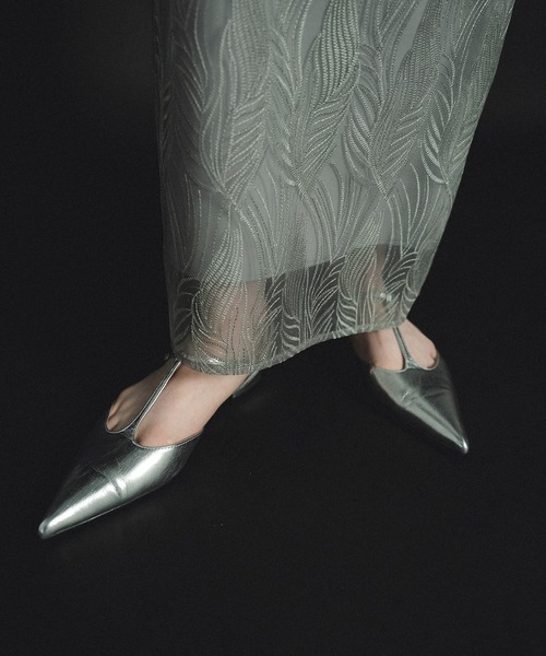 et.UNiVER(エトユニベール)の「Pursed lips pumps(パンプス・レディース・ブラック/シルバー/チャコール・S/M/L/LL)」の11枚目の写真