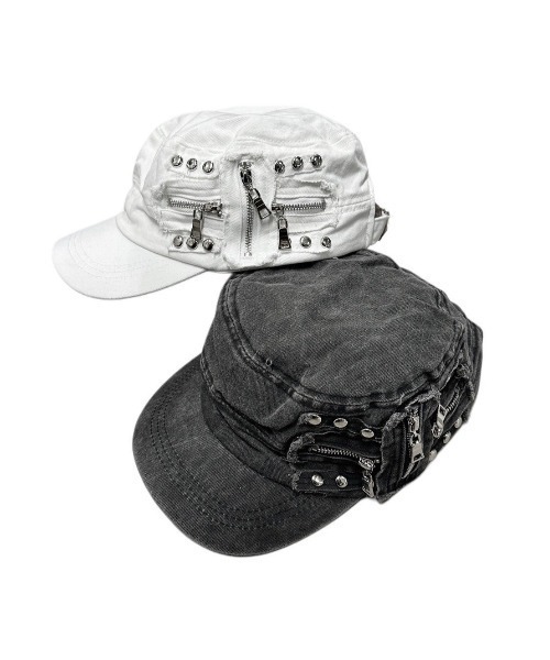 Denim Cap FACT×Deviluse (Black Denim) - Deviluse ONLINE STORE