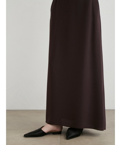 MIESROHE（ミースロエ）の「ﾍﾞﾙﾄﾏｷｼｽｶｰﾄ（スカート・レディース・グレー/ワインレッド/ブラック・0/1）」の4枚目の写真