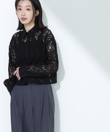 新品タグなし◯MEYAME レース ブラウス ブラック MEYAME メヤメ レースブラウス ブラック - メルカリ