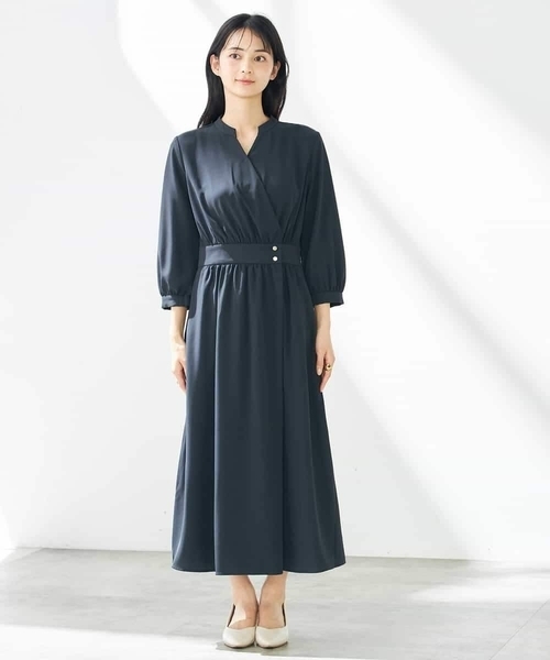 a.v.v（アーヴェヴェ）の「カシュクールワンピース（ワンピース・レディース・ネイビー・36/38/40/42/34）」の5枚目の写真