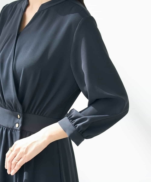 a.v.v（アーヴェヴェ）の「カシュクールワンピース（ワンピース・レディース・ネイビー・36/38/40/42/34）」の10枚目の写真