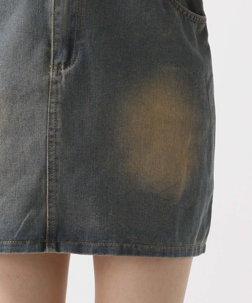 FOREVER 21（フォーエバー トゥエンティーワン）の「【2025SS】半袖ヴィンテージライクデニムワンピース（ワンピース・レディース・ネイビー/ブルー・SMALL/MEDIUM）」の19枚目の写真