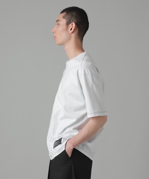 ZUCCa（ズッカ）の「ステッチジャージィー / Tシャツ / S（Tシャツ/カットソー・メンズ・ホワイト/イエロー/ベージュ・M size）」の5枚目の写真