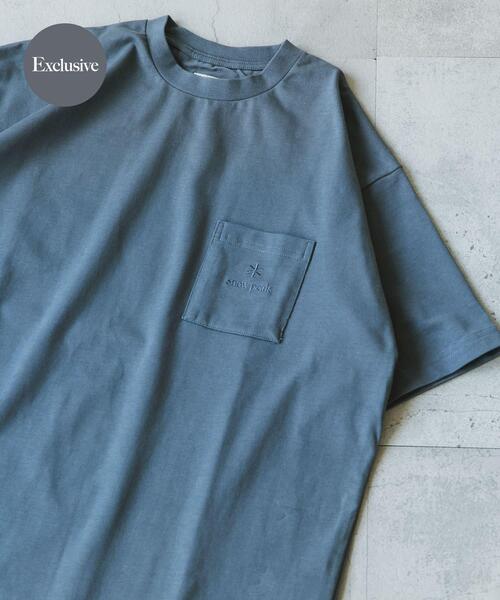 Snow Peak（スノーピーク）の「『別注』Snow Peak Apparel×DOORS　Pocket Logo T-shirts（Tシャツ/カットソー・メンズ・ホワイト/ブラック/グレー/ベージュ・MEDIUM/LARGE/X-LARGE）」の3枚目の写真