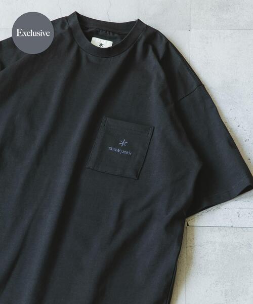 Snow Peak（スノーピーク）の「『別注』Snow Peak Apparel×DOORS　Pocket Logo T-shirts（Tシャツ/カットソー・メンズ・ホワイト/ブラック/グレー/ベージュ・MEDIUM/LARGE/X-LARGE）」の2枚目の写真