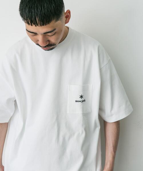 別注』Snow Peak Apparel×DOORS Pocket Logo T-shirts（Tシャツ