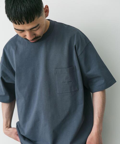 別注』Snow Peak Apparel×DOORS Pocket Logo T-shirts（Tシャツ