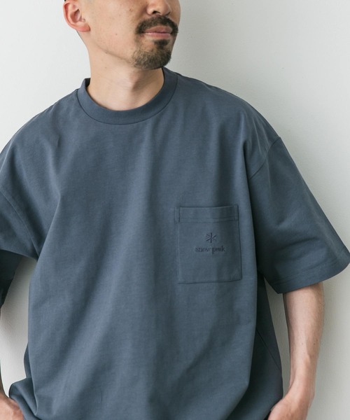 別注』Snow Peak Apparel×DOORS Pocket Logo T-shirts（Tシャツ