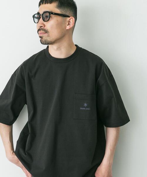 別注』Snow Peak Apparel×DOORS Pocket Logo T-shirts（Tシャツ