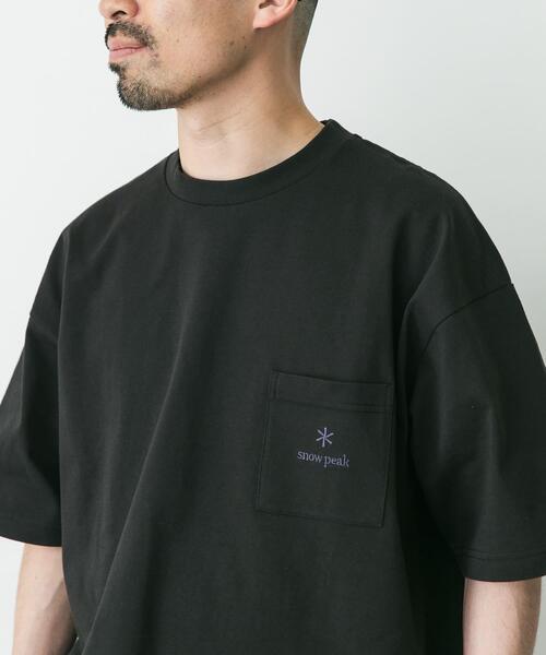 Snow Peak（スノーピーク）の「『別注』Snow Peak Apparel×DOORS　Pocket Logo T-shirts（Tシャツ/カットソー・メンズ・ホワイト/ブラック/グレー/ベージュ・MEDIUM/LARGE/X-LARGE）」の11枚目の写真