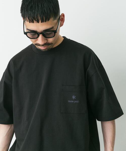 Snow Peak（スノーピーク）の「『別注』Snow Peak Apparel×DOORS　Pocket Logo T-shirts（Tシャツ/カットソー・メンズ・ホワイト/ブラック/グレー/ベージュ・MEDIUM/LARGE/X-LARGE）」の13枚目の写真