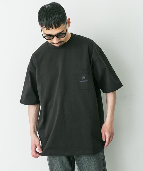 別注』Snow Peak Apparel×DOORS Pocket Logo T-shirts（Tシャツ